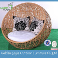 Perabot Wicker Wangun Desain Hati Bentuk